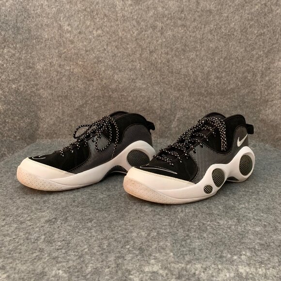 Nike Air Zoom Flight 95 Men’s 2015 Black Metallic Silver 806404-001 Sneakers - Picture 2 of 12